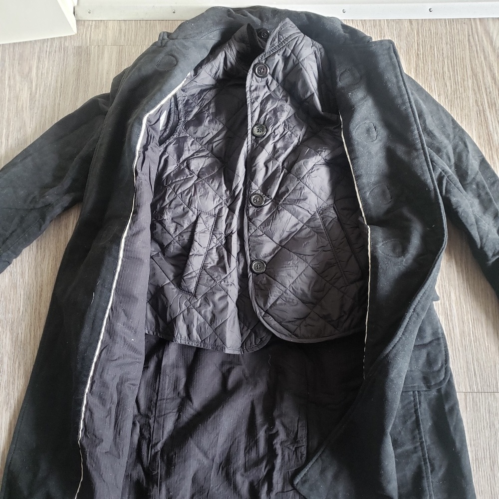 Gap Long Toggle Coat with removable vest - Picture 5 of 8